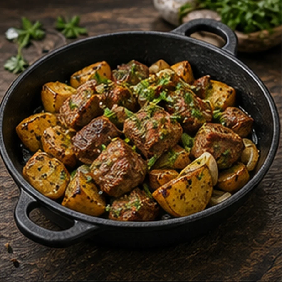 Ojakhuri with pork